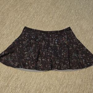 Athleta Gray Skater Mini Skirt with Pleats